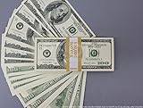 PROP MONEY Series 2000s $100 Full Print Stack for Movie, TV, Video, Advertising & Novelty