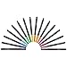 SHARPIE Art Pens, Fine Point, Assorted Colors, Hard Case, 16 Count (1983966)