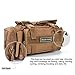 BLISSWILL Fishing Tackle Bags Waist Fishing Bag Water-Resistant Fishing Gear Storage Bag Fly Fishing Bag Durable Handbag Bags for Fishing (Khaki)