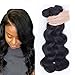 Dream Show Brazilian Human Hair Body Wave 100% Hair Extensions Weft Weave Natural Color 1 Bundles/lot, 100g Total Grade 7A (16')