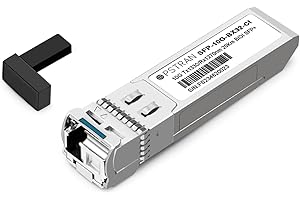 OPSTRAN 10GBASE-BX BiDi SFP+ Optical Transceiver Module Compatible with Cisco SFP-10G-BX20D 1330nm-TX/1270nm-RX 20km DOM Simp