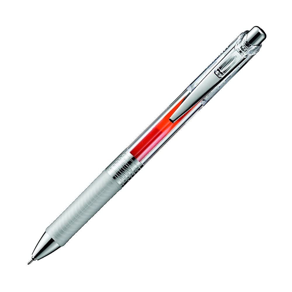 Pentel BLN75TL-FX EnerGel Pure Retractable Gel Roller Pen, 0.25 mm Line Width, Needle Tip, Refillable, Orange