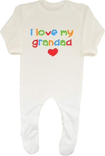 i love my grandad sleepsuit