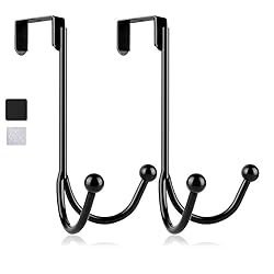 HFHOME 2Packs Over The Door Double Hanger