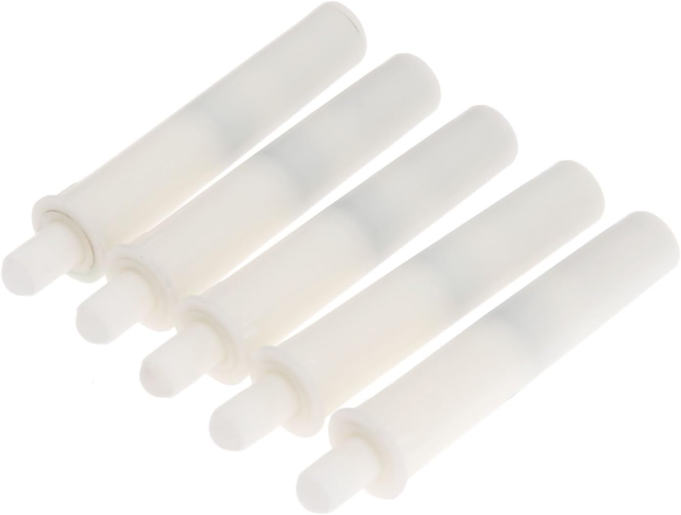 Mtsooning 10PCS Damper Buffers Home Push to Open,Soft Quiet Close Closer Silencer for Cabinet Door Drawer Furniture Hardware White - Image 3