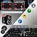 500W Karaoke Wireless Bluetooth Amplifier – 4 Channel Stereo Audio Home Theater Speaker Sound Power Receiver w/ AUX IN, FM, RCA Subwoofer Speakers OUT, USB, Microphone IN w/ Echo – Pyle PTA44BTthumb 4