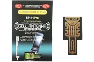 BWESOO 5 Pcs Golden Cell Phone Signal Boosters Mobile Antenna Phone Booster Portable Antenna Stickers for Sp-11pro Stickers Protection Amplifier Cell Phone Signal Boosters