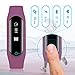 Fitness Tracker with Heart Rate Monitor Gosund C6 Waterproof Activity Tracker Pedometer Call/SMS push for Android and IOS (purple)