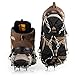 Uelfbaby Walk Ice Traction Cleat for Snow and Ice - Lite Duty Serious Traction Cleats for Boots and Shoe Ice Cleats (Black)