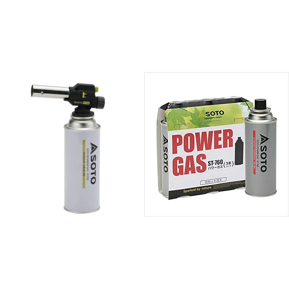 ソト(SOTO) フィールドチャッカー ST-Y450 & パワーガス 3本パック ST-760 [HTRC 2.1]【セット買い】商品画像