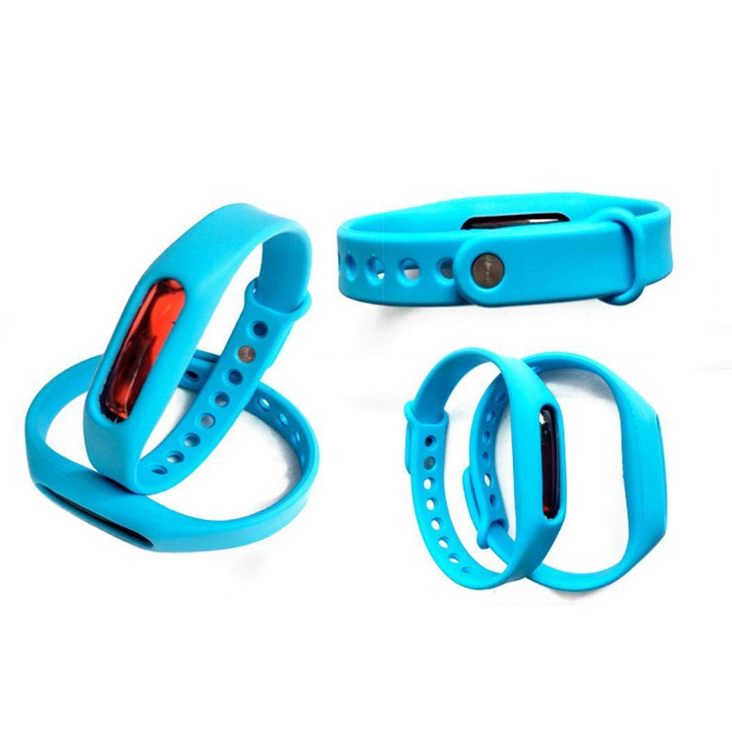 yagot Pulsera Repelente de Mosquitos Anti Mosquito Pest Insect Niño Repelente Muñequera Pulsera Artefacto de Verano(Color al Azar)