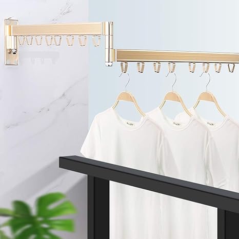 Amazon Co Jp 屋内布乾燥ワイヤーランドリー折りたたみ防風ブラケット収納ハンガーラック106 Cm重負荷屋内屋外 ホーム キッチン