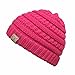 Hatsandscarf CC Exclusives Solid Ribbed Children Beanie (YJ-847-KIDS) (New Candy Pink)