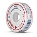 Band-Aid First Aid Tapes, Waterproof Tape, 1/2 Inch x 10 yds (Pack of 6)