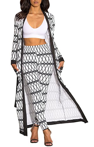 Womens Sexy Pieces Outfit Floral Print Cardigan Cover Up