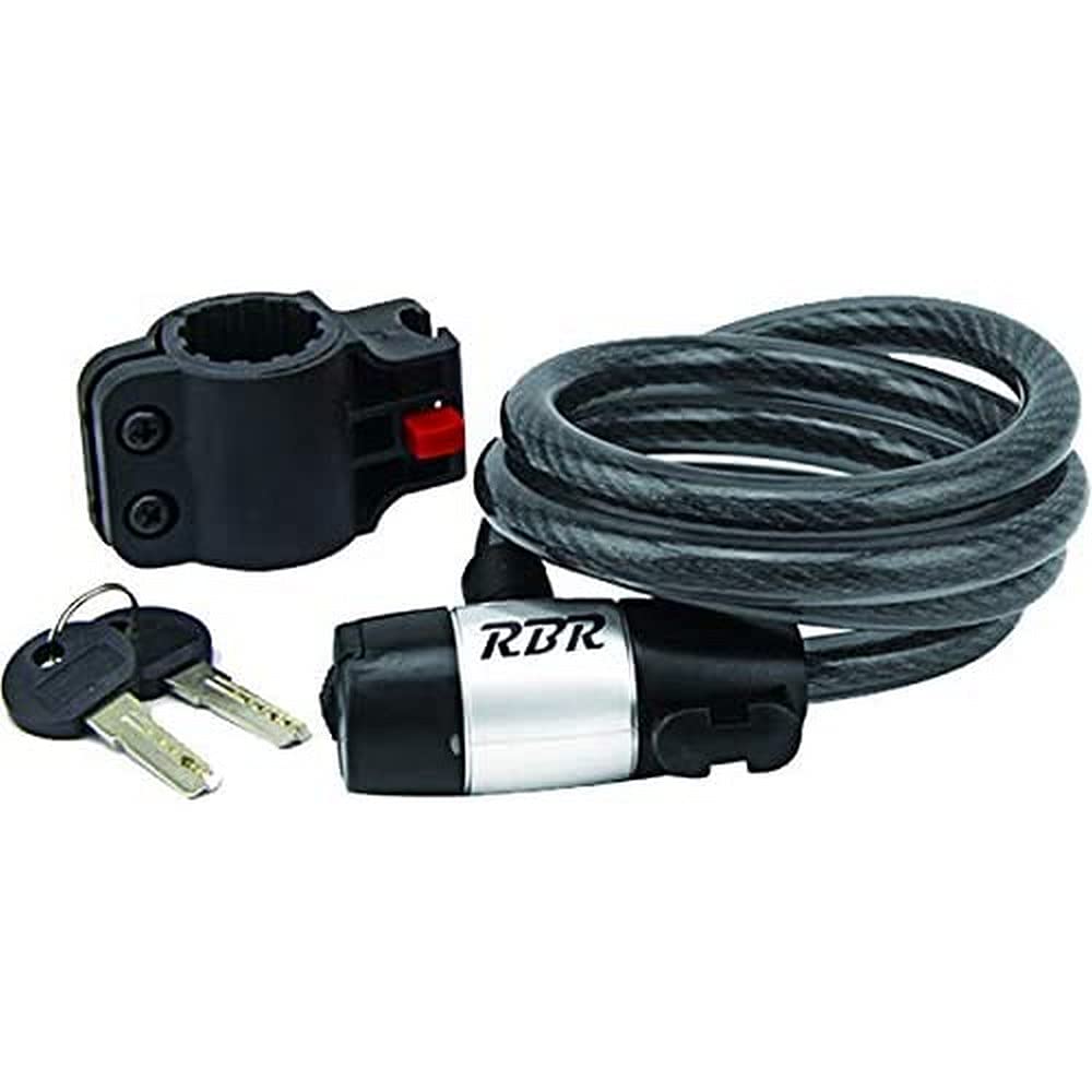 RBR LCK101 Anti-theft padlock, Adults Unisex, Black, 120cm