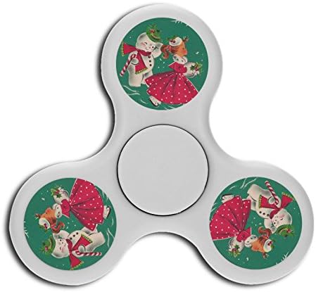 FINGIRL Christmas Kids Hand Tri Fidget Spinner Toy High Speed Puzzle Focus Toys