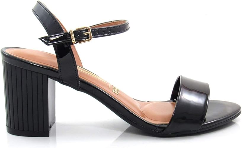 sandalia de salto grosso vizzano