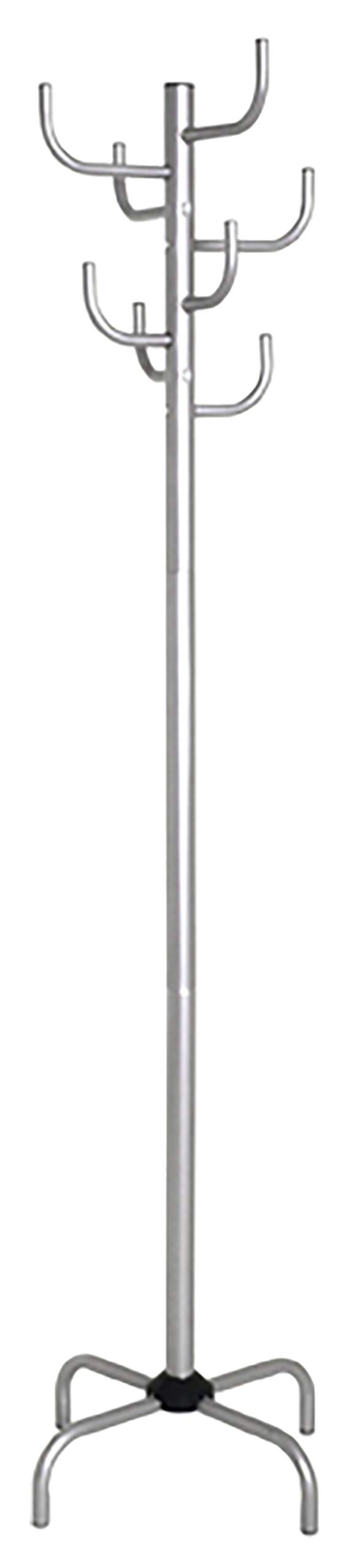 HAKU Hall-Tree Alu, Metal - Dim.: H 180 cm X Ø 37 cm, Style: Modern
