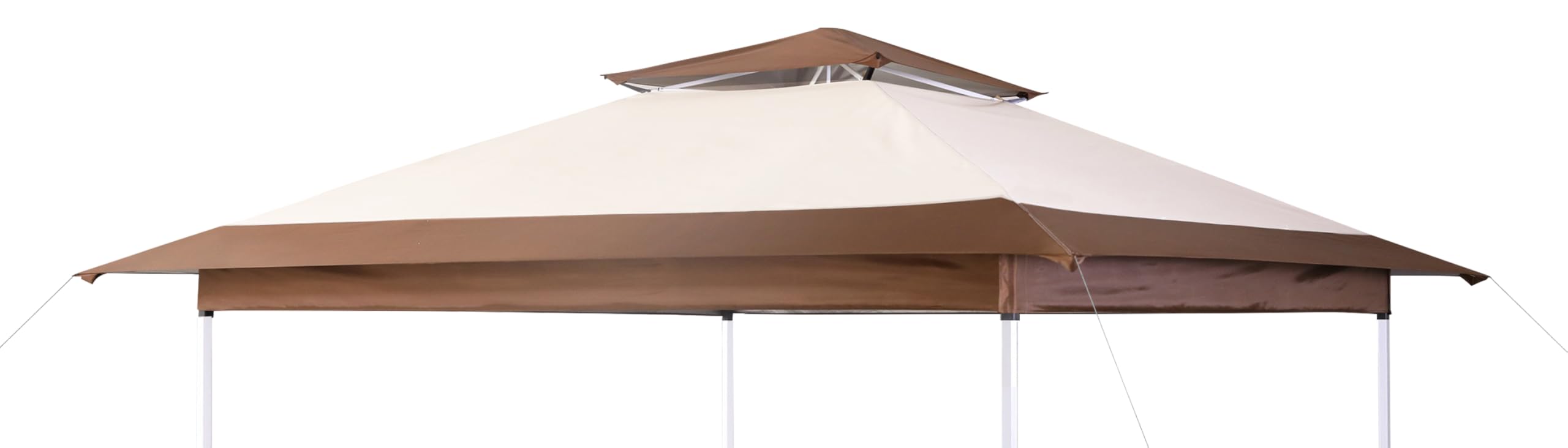 Photo 1 of Canopy Replacement Cover Compatible with OUTFINE 12'x12', Compatible with HOTEEL 12'x12',Compatible with COBIZI 12x12, Compatible with SANOPY 12x12FT Gazebo, Canopy Cover ONLY,(Beige/Brown)