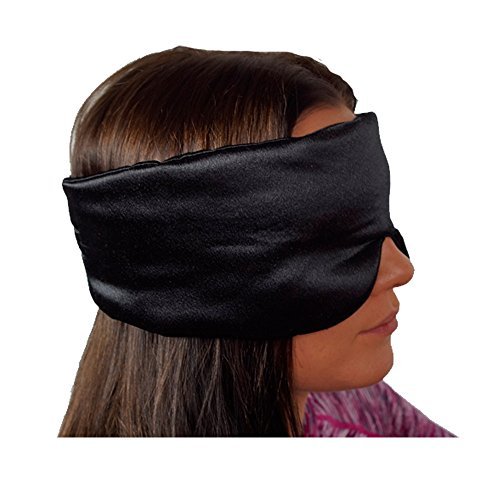 Sleep Eye Mask for sleeping to block light, Made From Satin/silk, & Comfortable Fluffy Batting. Master Your Sleep Cycle,travel & migraines with a high Quality Adjustable Sleep Mask for Women and Men.