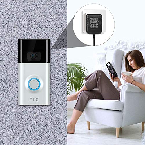 Sunjoyco Power Supply Adapter for Ring Video Doorbell, Ring Doorbell 2, Ring Doorbell Pro, Nest Hello Doorbell Charging Adapter Transformer with 20FT Long Cable US Plug -[UL Certification] - Thumbnail 5