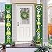Dazonge Dazonge St. Patrick's Day Decorations | Lucky St. Patty's Day Welcome Signs for Porch/Front Door/Home Decor | St. Patrick's Day Party Accessory