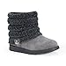 MUK LUKS womens Women's Patti Ankle Bootie, Grey, 7 US