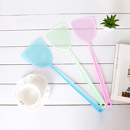 Fly Swatter, Strong Flexible Manual Swat Set Pest Control, Assorted Colors, 3 Pack - LOOKISS (3 Pack)