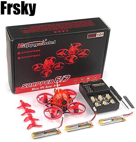 iBellete Snapper6 1S Brushless Whoop Racer Drone BNF 5.8G F3 65mm Micro FPV Quadcopter, Powerful Brushless motor and Smooth ESC - Multi Flight Mode