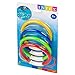 Intex Underwater Swimming Diving Pool Water Toy Rings 4 Pack, Multiple Colors