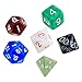 eBoot 42 Pieces (6 x 7) Polyhedral Dices Game Dices Assorted Colors for Dungeons and Dragons DND MTG RPG with 6 Pack Black Pouches, 6 Sets of d20, d12, 2 d10 (00-90 and 0-9), d8, d6 and d4