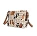 Signare Tapestry Crossbody Bag Shoulder Purse for Women In Cavlier King Charles Spaniel Dog Design (XB02-KGCS)