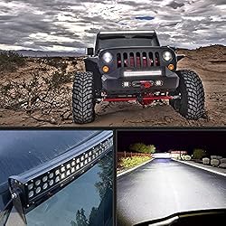Nilight 42Inch 240W Curved Led Light Bar Spot Flood