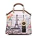 Realer Women's Handbags Purse Tote Bags Female Crossbody Bags 3 Pcs Shoulder Bags Top-Handle Handbag PU Leather Set