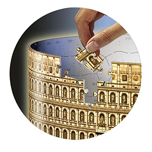 Ravensburger 3D Puzzle 11148 - Kolosseum Night Edition - leuchtet im Dunkeln - das weltberühmte Wahrzeichen aus dem antiken Rom - dreidimensionales Modell für große und kleine Puzzlefans ab 8 Jahren – Bild 4
