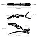 Croc Hair Clips 12 Pieces 4.4”, Salon Hair Coloring, Dying, Blow Drying, Styling, Sectioning Gator Alligator Clips for Women Thick Hair Black
