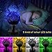 Lisnec DIY Night Light Baby Star Projector, Star Sky Night Light, Multicolor Changing Lighting LED Starry Rotating Projection Lamp Gift for Kid Children Girl with USB Cables