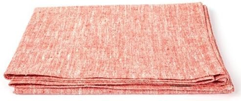 LinenMe Linen Francesca Bath Towel, 26 by 51-Inch, Red by LinenMe