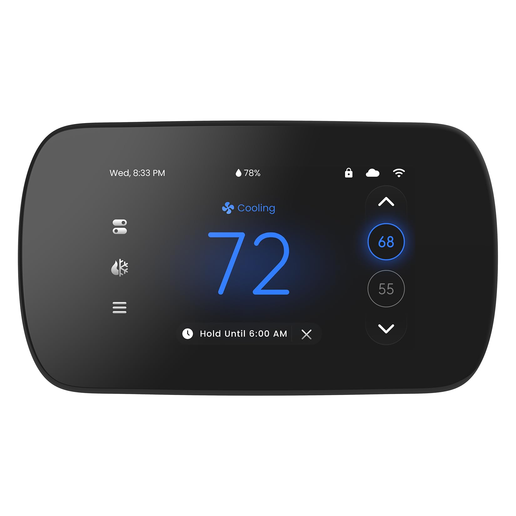 Photo 1 of Smart Thermostats for Home, WiFi Thermostats 4.3 Inches Touch Screen Compatible with Alexa and Google Assistant, 7day x 8period Programmable Control Programmable, C-Wire Required