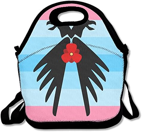 PengYou Proud Banner Lunch Tote Bag Lunchbox With Adjustable Shoulder Strap For Work Kids Women Men