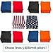 WIn SPORTS Cornhole Bean Bags – Premium All Weather Duck Cloth Set of 8 Bean Bags for Corn Hole Game – Choose Your Colors (Red/Blue)