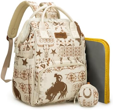 Convertible Backpack Purse Aztec Travel Bag with Multiple Pockets Amazon.com | Montana West Wrangler Convertible Backpack  main image 3