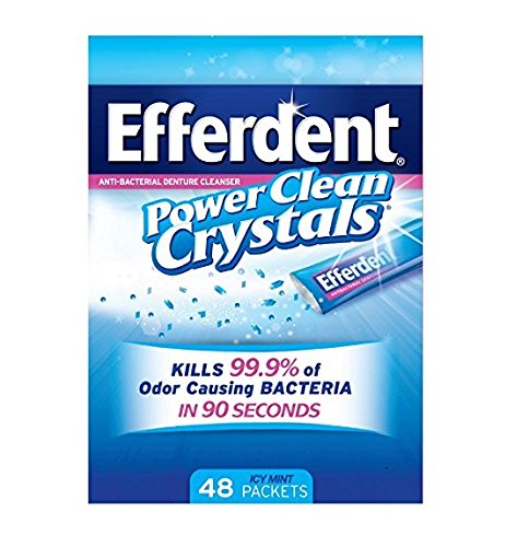 Efferdent Power Clean Crystals, 48 Count