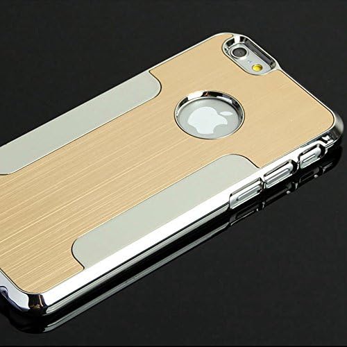 IPhone 6S Hard Case [Brushed Metal] [Thin] [Slim Fit] for Apple iPhone 6S &amp; iPhone 6 4.7 Inch (Gold)