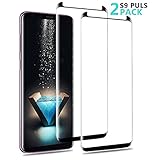 (Black)Samsung Galaxy S9 Plus Screen Protector, EcoPestuGo-[2 Pack] Half Screen Tempered Glass Screen Protector [Case Friendly][Anti-Scratch][Anti-Fingerprint][Bubble Free] for Samsung Galaxy S9 Plus