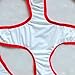Men's Exotic Bondage Sexy Lingerie Brief Clothes Crotchless Pajamas G-String Briefs Thongs Underwear Couples Appeal Double Conjoined Pants White Hot