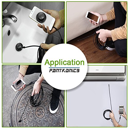 6 Inspection+Fantronics+Waterproof+Borescope+Adjustable