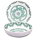 Set 2 Soup Bowls Pasta Salad Plates, 37 Ounce Each, Hand Made Porcelain, Mint Blue, Large