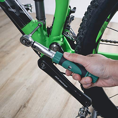 Venzo 1/4 Inch Drive Click Torque Wrench Set 2 to 24 Nm Bicycle
